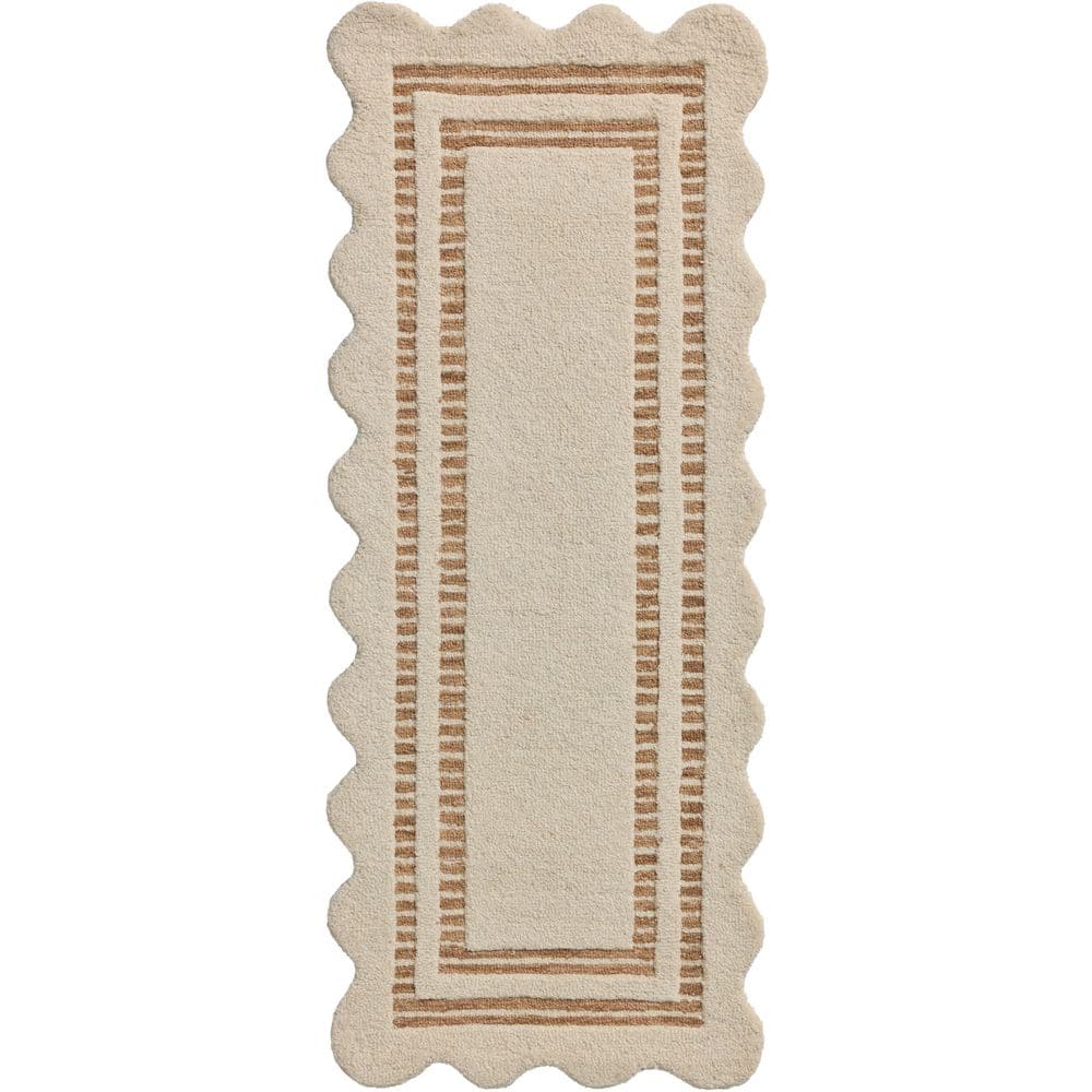 Chris Love Julia Scottie Ivory / Rust 2 ft. 6 in. x 7 ft. 6 in. Transitional Runner Rug price history on PriceWatchPro