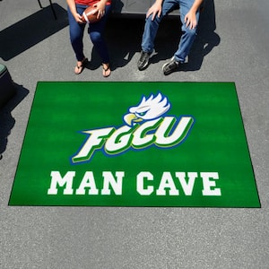 Florida Gulf Coast Eagles Green 5 ft. x 8 ft. Man Cave Ulti-Mat Area Rug