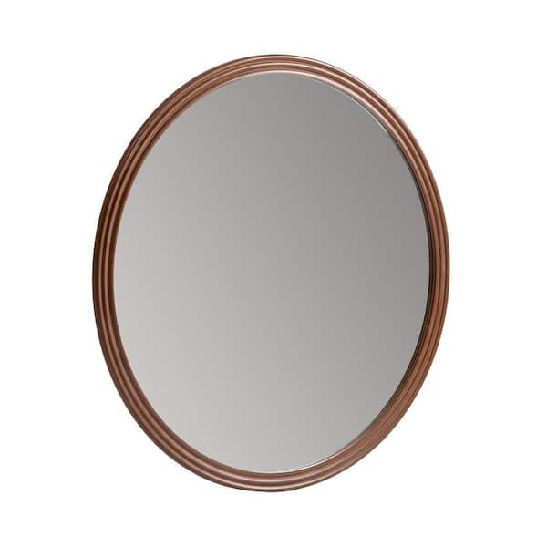 Habitat 30 in. x 30 in. Modern Round Framed Adelina Black Circular Accent  Mirror MR3719W - The Home Depot