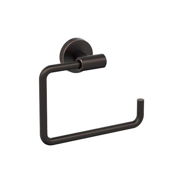 Amerock Arrondi 6-7/16 in. (164 mm) L Towel Ring in Oil Rubbed Bronze