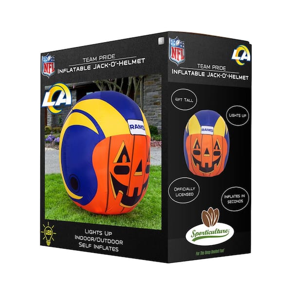 NFL Los Angeles Rams Halloween Pumpkin Football Sports T Shirt