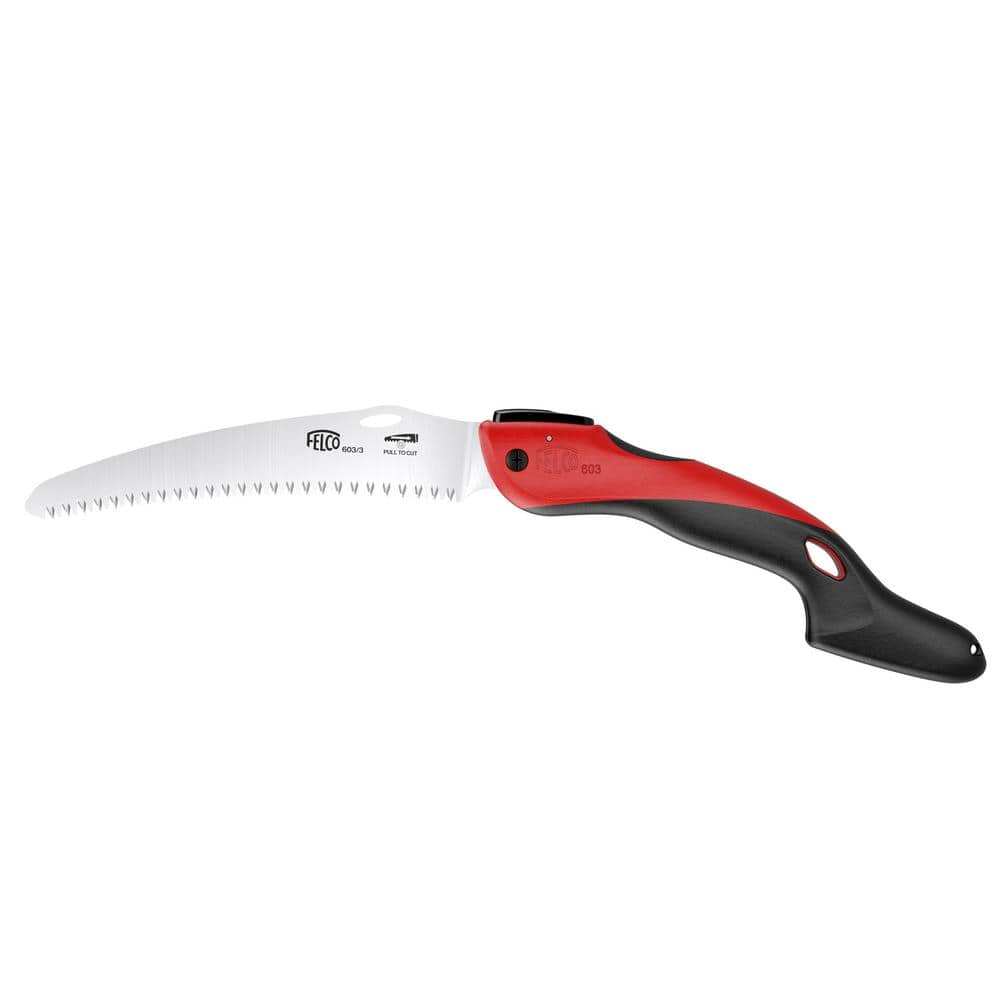 FELCO F603 8 in. Curved Folding Ergo Reach Pull-Stroke Pruning Saw with ...