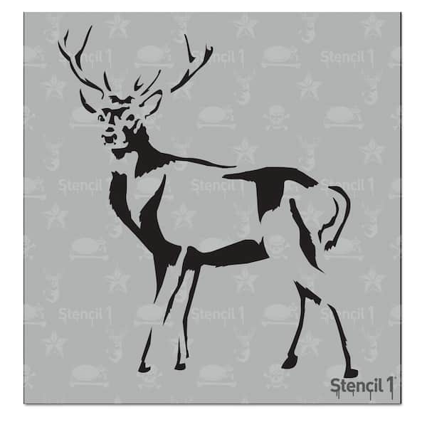 Stencil1 Deer Full Body Small Stencil