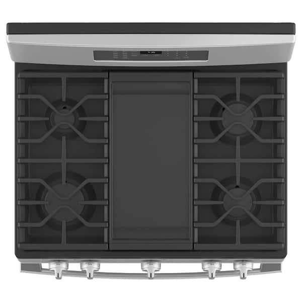 https://images.thdstatic.com/productImages/8b6448f6-7bff-4cfd-9985-37a2ee15bdfa/svn/stainless-steel-ge-single-oven-gas-ranges-jgb735spss-4f_600.jpg