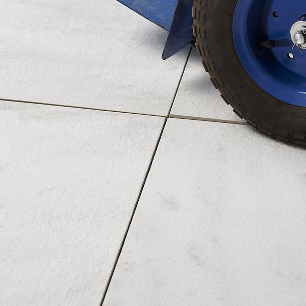 Ivy Hill Tile Hercules Calacatta 23.74 in. x 23.74 in. x 0.78 in. Textured Porcelain Floor Paver Tile (8.03 sq. ft./Case)