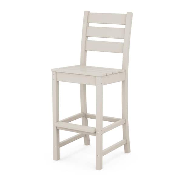 POLYWOOD Grant Park Bar Side Chair in Sand