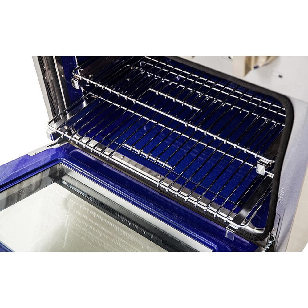 Massimo 48-inch Stainless Steel Freestanding Gas Range with Griddle