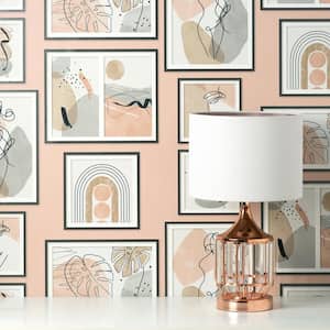 Krasner Pink Gallery Paper Wallpaper