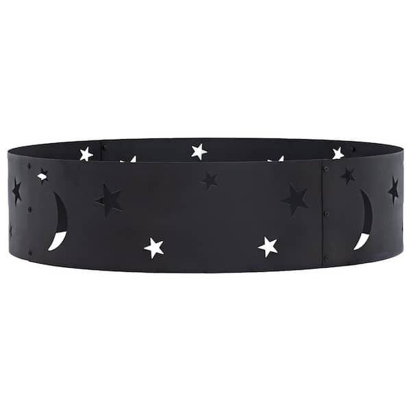 36 in. Round Steel Wood Burning Big Sky Fire Pit Kit