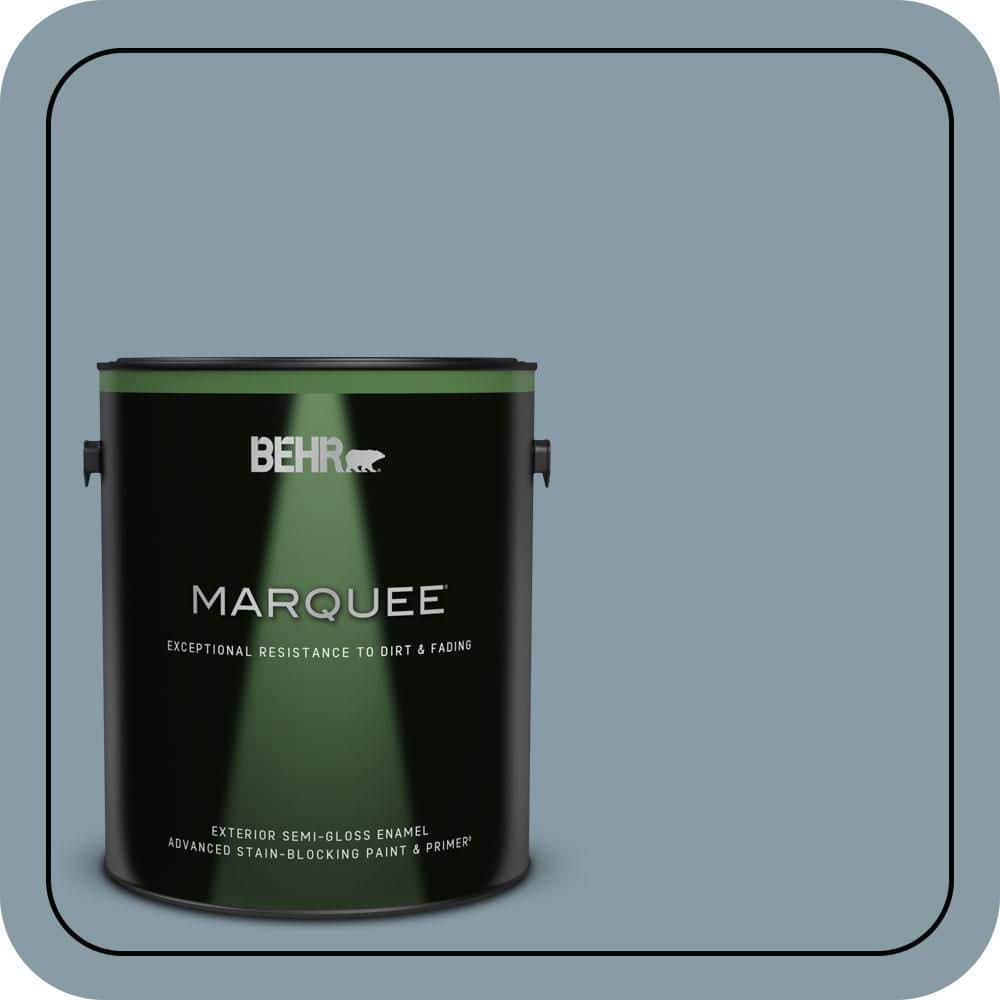1 gal. #MQ5-27 Rainy Season Semi-Gloss Enamel Exterior Paint & Primer price history on PriceWatchPro