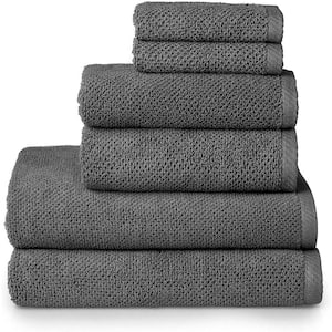 Simpli-Magic Towel Set, 2 Bath Towels, 2 Hand Towels, and 4 Washcloths (8  Piece Set), Ring Spun Cotton Highly Absorbent Towels for Bathroom, Shower