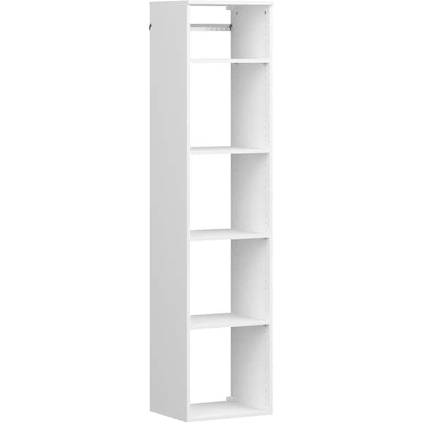 ClosetMaid Style+ 17 in. W White Hanging Wood Closet Tower