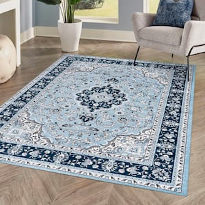 Payless Rugs Clearance Navy Flatweave Area Rug - 3 ft x 5 ft