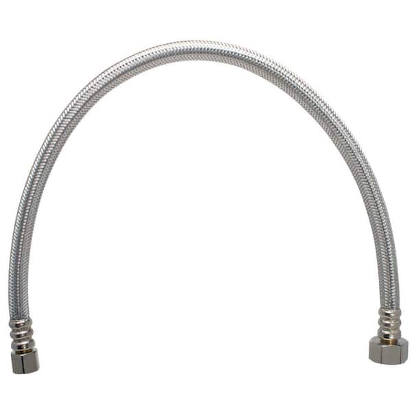 Speakman 1/2 in. O.D. x 1/2 in. FIP x 20 in. Stainless Steel Faucet Connector