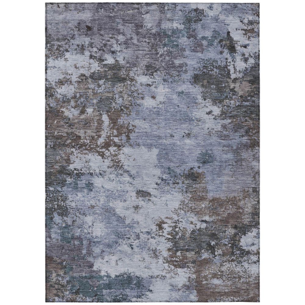 Chantille Machine Washable Indoor/Outdoor Abstract ACN2363 Blue 8 ft. x 10 ft. Area Rug price history on PriceWatchPro