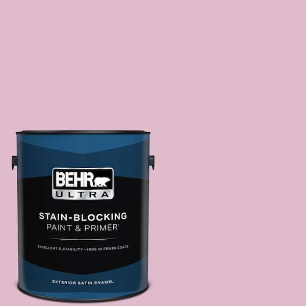 BEHR ULTRA 1 gal. #M130-3 Wild Geranium Satin Enamel Exterior Paint & Primer