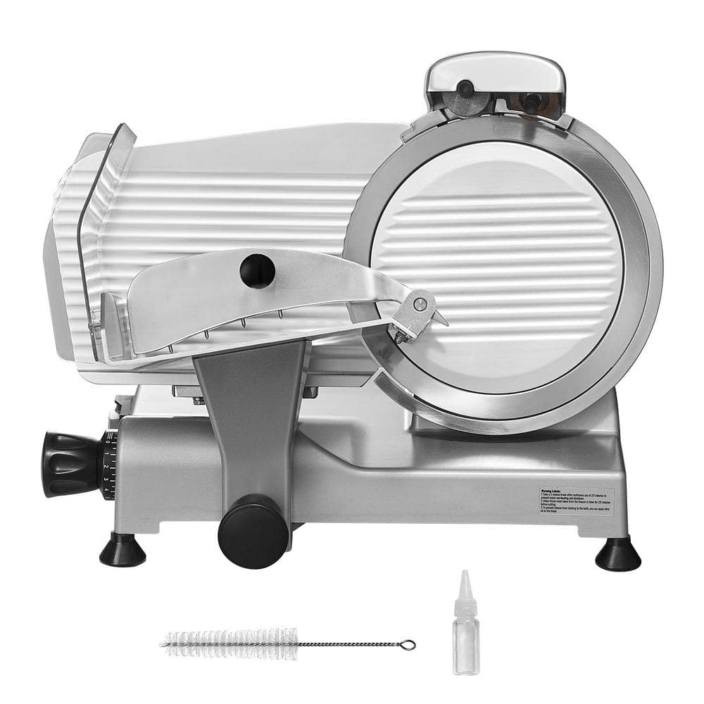 Meat Slicer, 340 W Electric Deli Food Slicer with 10 in. Stainless Steel Blade and Sharpening Stone Adjustable Thickness price history on PriceWatchPro