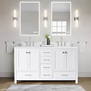 60 in. W x 21.8 in. D x 34.5 in. H Bath Vanity Cabinet without Top in White