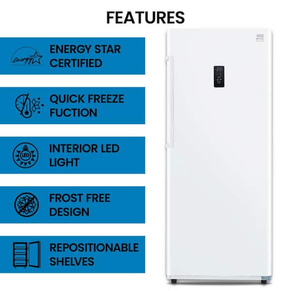 KENMORE 17 cu. ft. (480 L) Convertible Upright Freezer