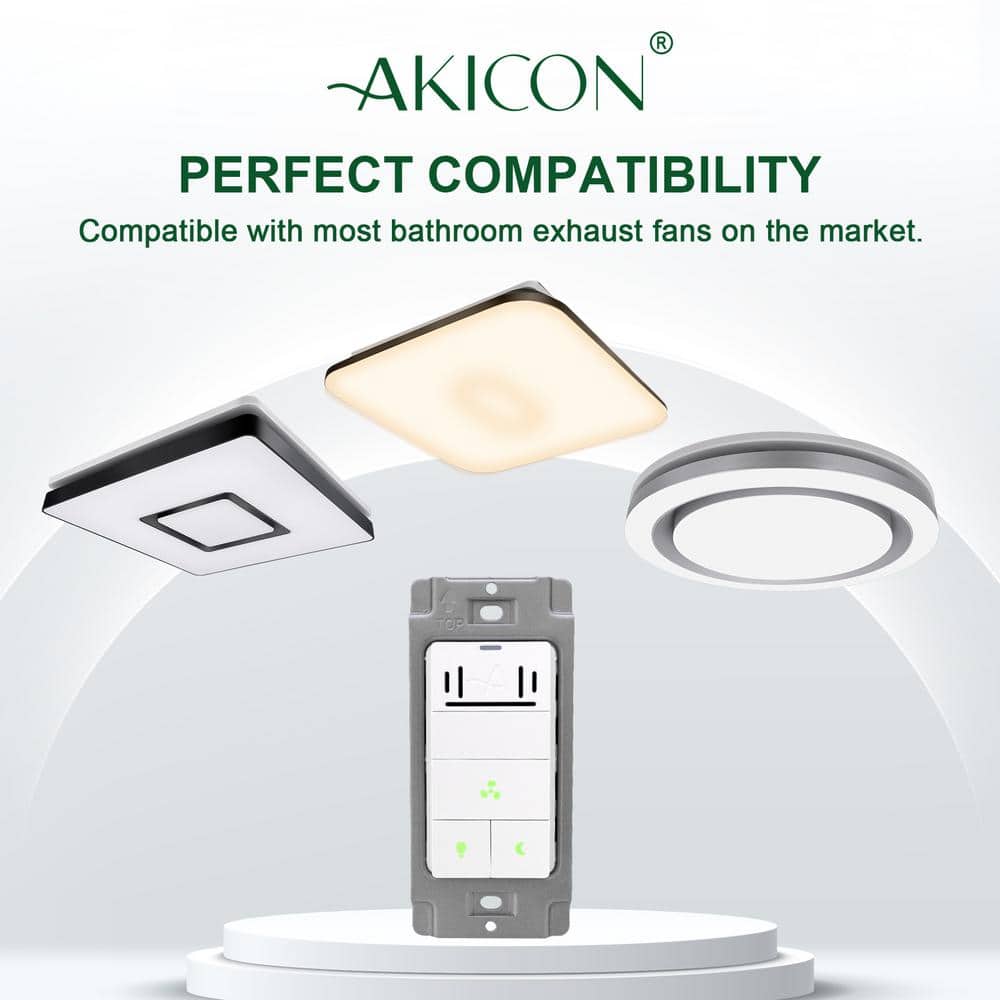 White 3-Way Motion Sensor and Timer Switch