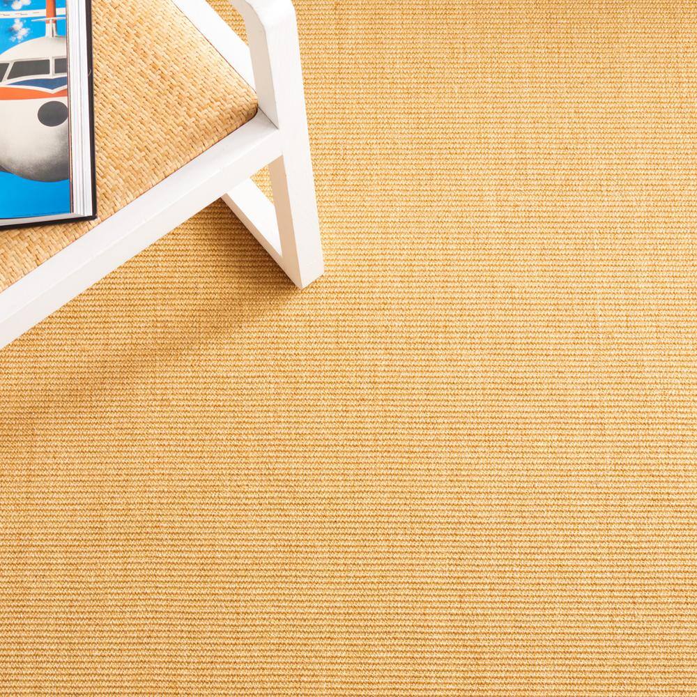 Natural and Navy Hand-Knotted Wool Cotton Silk Rug 4' x 6'