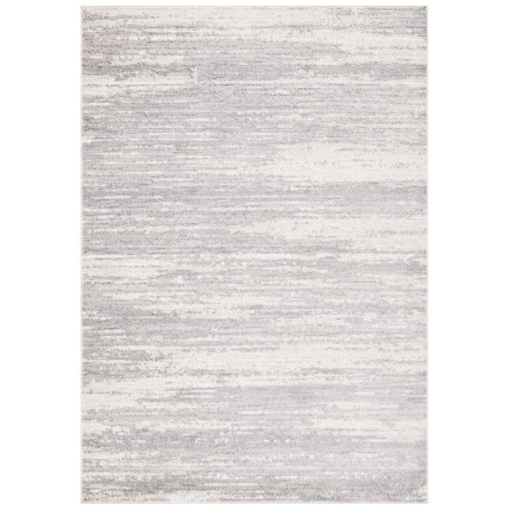 Skyler Light Gray/Ivory 5 ft. x 8 ft. Abstract Striped Area Rug price history on PriceWatchPro