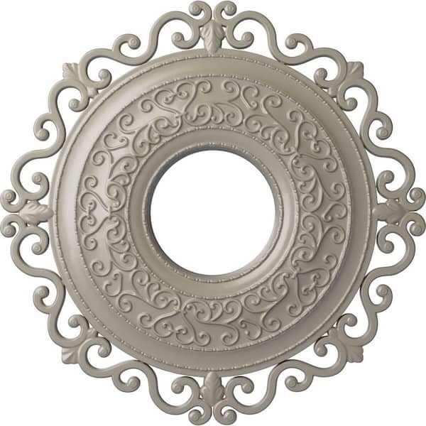 Ekena Millwork 1-3/4 in. x 22 in. x 22 in. Polyurethane Orrington Ceiling Medallion Moulding