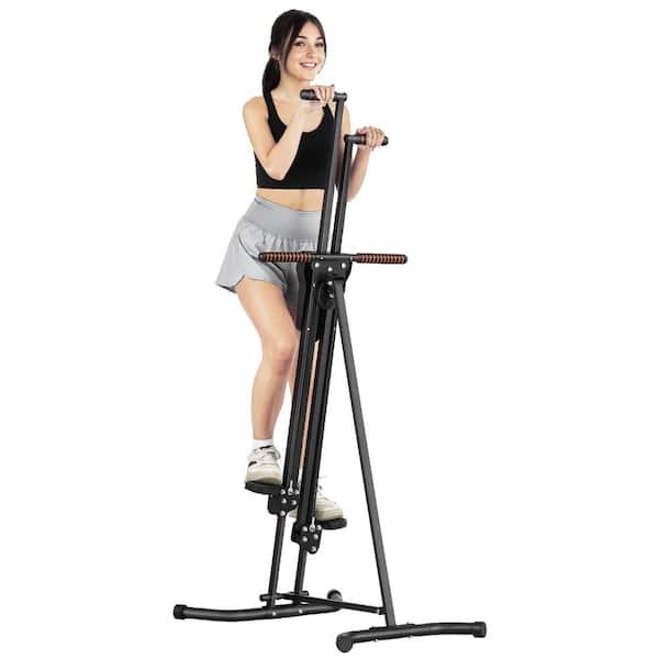 Stair Stepper Step Range Exercise Machine Vertical Climber for Home Gym Exercise Compact Folding Cardio Climber