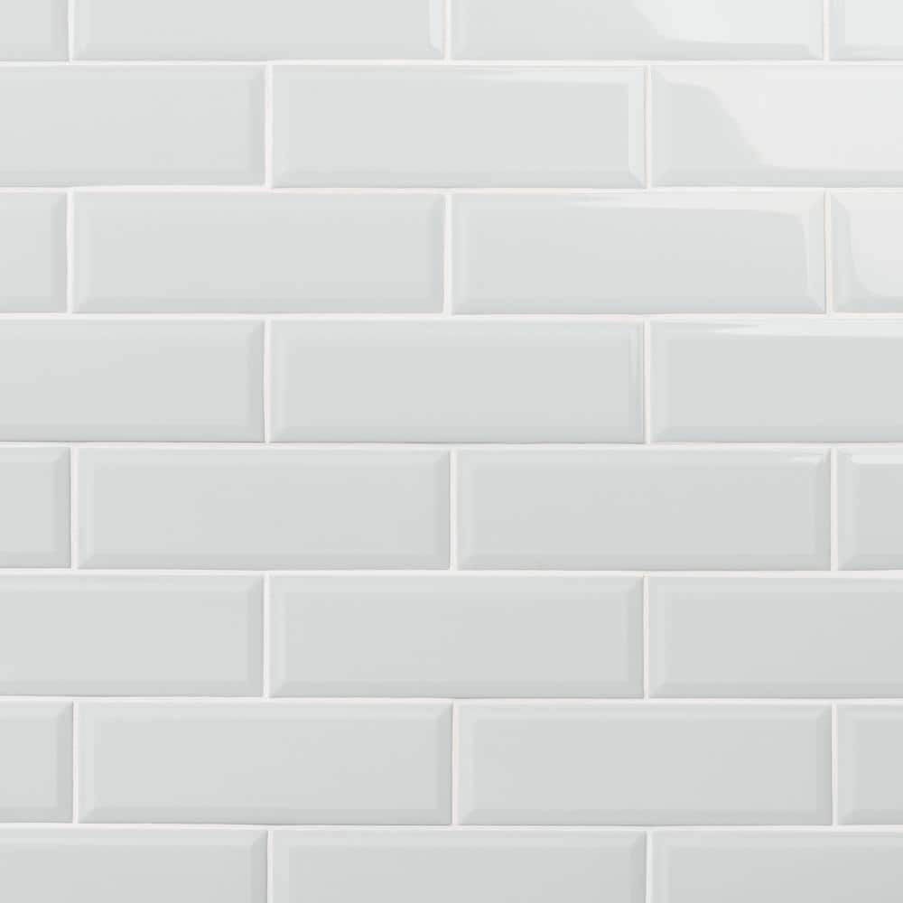 Ivy Hill Tile Danvers Ice White 3.93 in. x 11.81 in. Polished