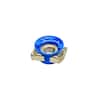 Superstrut 1/4 in. Nylon Strut Cone Nut - Gold Galvanized (5-Pack) (ZCM1001/4-10) ZCM1001/4-10