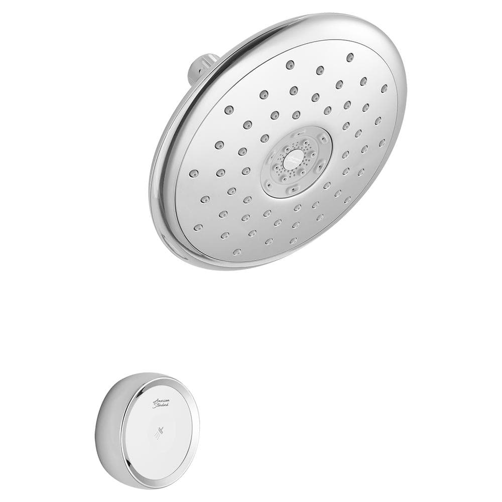 American Standard Spectra eTouch 4-Spray Patterns with 1.8 GPM 7 in. Wall  Mount Fixed Shower Head in Polished Chrome 1698474.002 - The Home Depot
