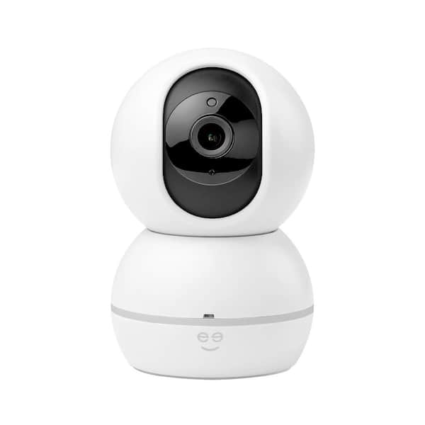Geeni Smart Home Pet and Baby Monitor with Camera, 1080p Wireless Wi-Fi Camera with Motion and Sound Alert White