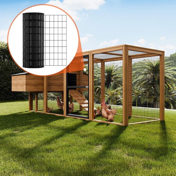 Hardware Cloth 2 in. x 3 in. Mesh 24 in. x 50 ft. Galvanized Wire Mesh Roll 16 gal. Chicken Wire Fence Roll