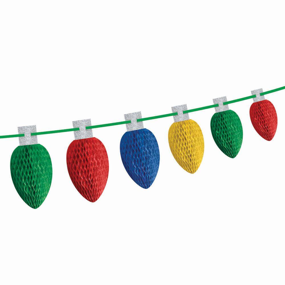 UPC 013051592455 product image for Amscan 10 ft. Honeycomb Light Bulb Garland (3-Pack) | upcitemdb.com