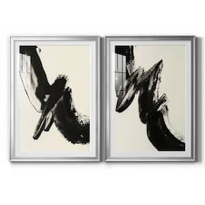 Black Expression I By Wexford Homes 2 Pieces Framed Abstract Paper Art Print 18.5 in. x 24.5 in. .