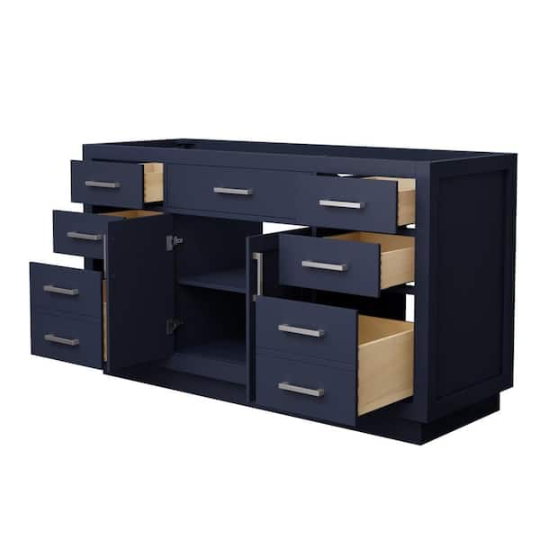 Wyndham Collection Beckett TK 59 in. Bath Vanity Cabinet without
