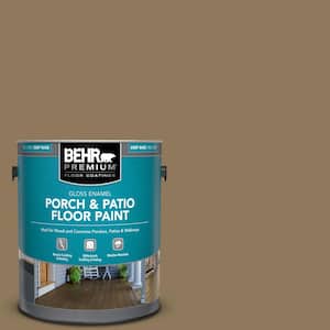 1 gal. #N300-6 Archaeological Site Gloss Enamel Interior/Exterior Porch and Patio Floor Paint