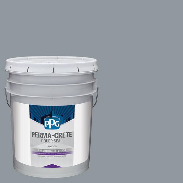 Perma-Crete Color Seal 5 gal. PPG1039-4 Pachyderm Satin Interior/Exterior Concrete Stain