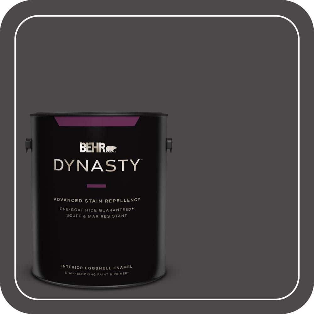 1 gal. #N530-7 Private Black One-Coat Hide Eggshell Enamel Interior Stain-Blocking Paint & Primer price history on PriceWatchPro