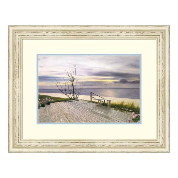 Amanti Art "Sunset and Flowers" by Diane Romanello Framed Wall Art