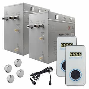 Superior Encore 24kW Steam Bath Generator, Self-Draining with Vertical Digital Keypad in White