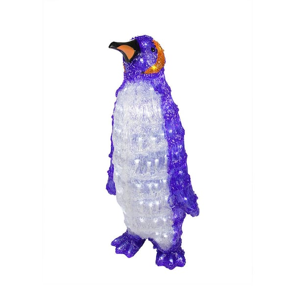 Northlight 18 in. Lighted Commercial Grade Acrylic Penguin Christmas Outdoor Decoration