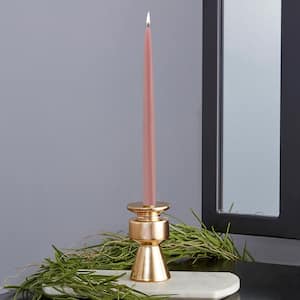 12 in. Dipped Taper Dusty Rose Unscented Dinner Candle (Box of 12)