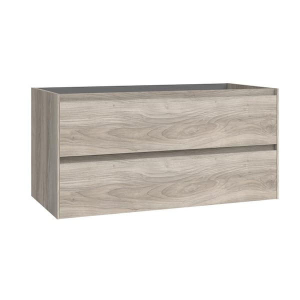 Perla 38.9 in. Bath Vanity Cabinet without Top in Grey Pine Assembled