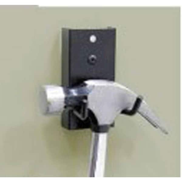 MagClip 4 in. L x 2 in. W x 3 in. H Black Magnetic Steel Double Prong Tool Holder