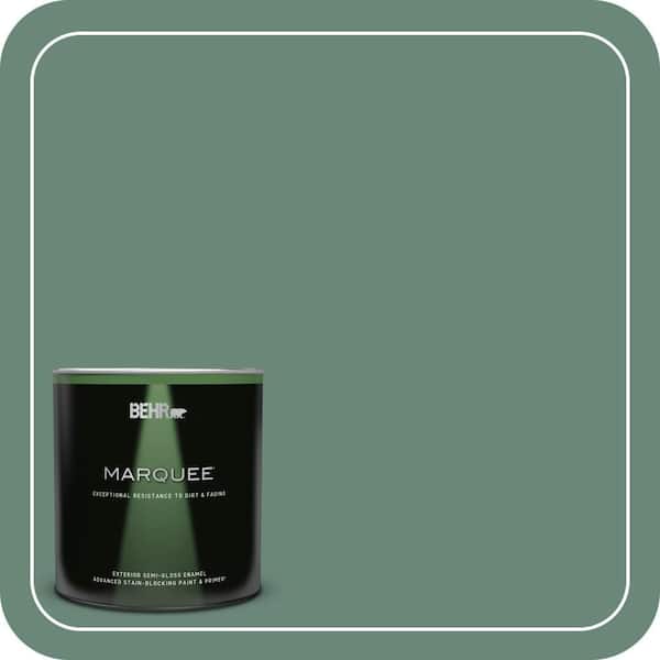 BEHR MARQUEE 1 qt. #S420-5 Sycamore Grove Semi-Gloss Enamel Exterior Paint & Primer