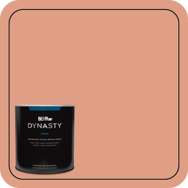BEHR DYNASTY 1 qt. #220D-4 Southwest Stone Satin Enamel Interior Stain-Blocking Paint & Primer