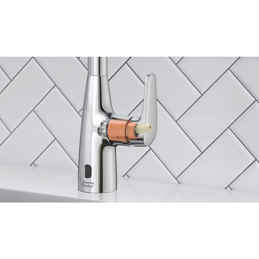 Chrome Touchless High-Arc Kitchen Faucet with Pull-out Spray