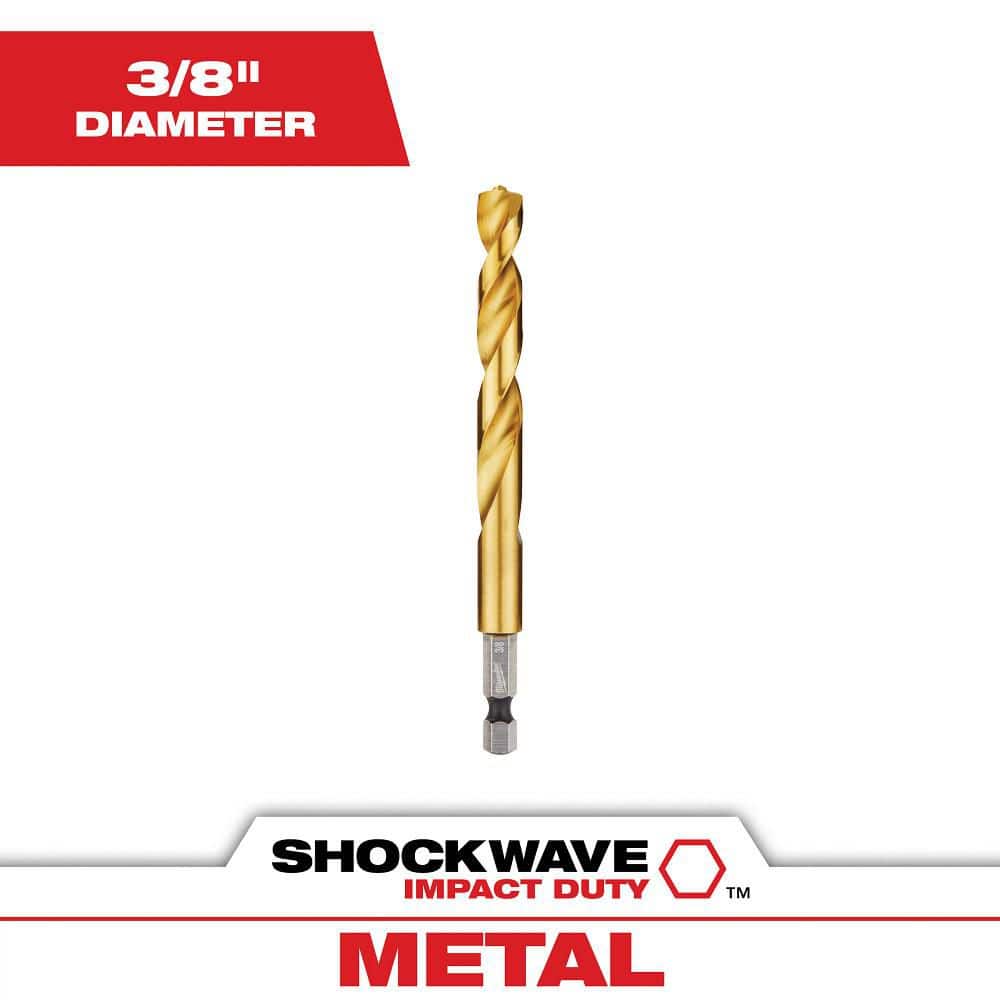 SHOCKWAVE 3/8 in. Titanium Twist Drill Bit price history on PriceWatchPro