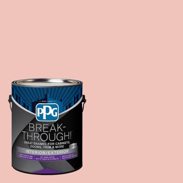 Break-Through! 1 gal. PPG1191-3 Peach Ash Satin Door, Trim & Cabinet Paint